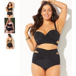 ZEPHYR WRAP UNDERWIRE HIGH WAIST BIKINI